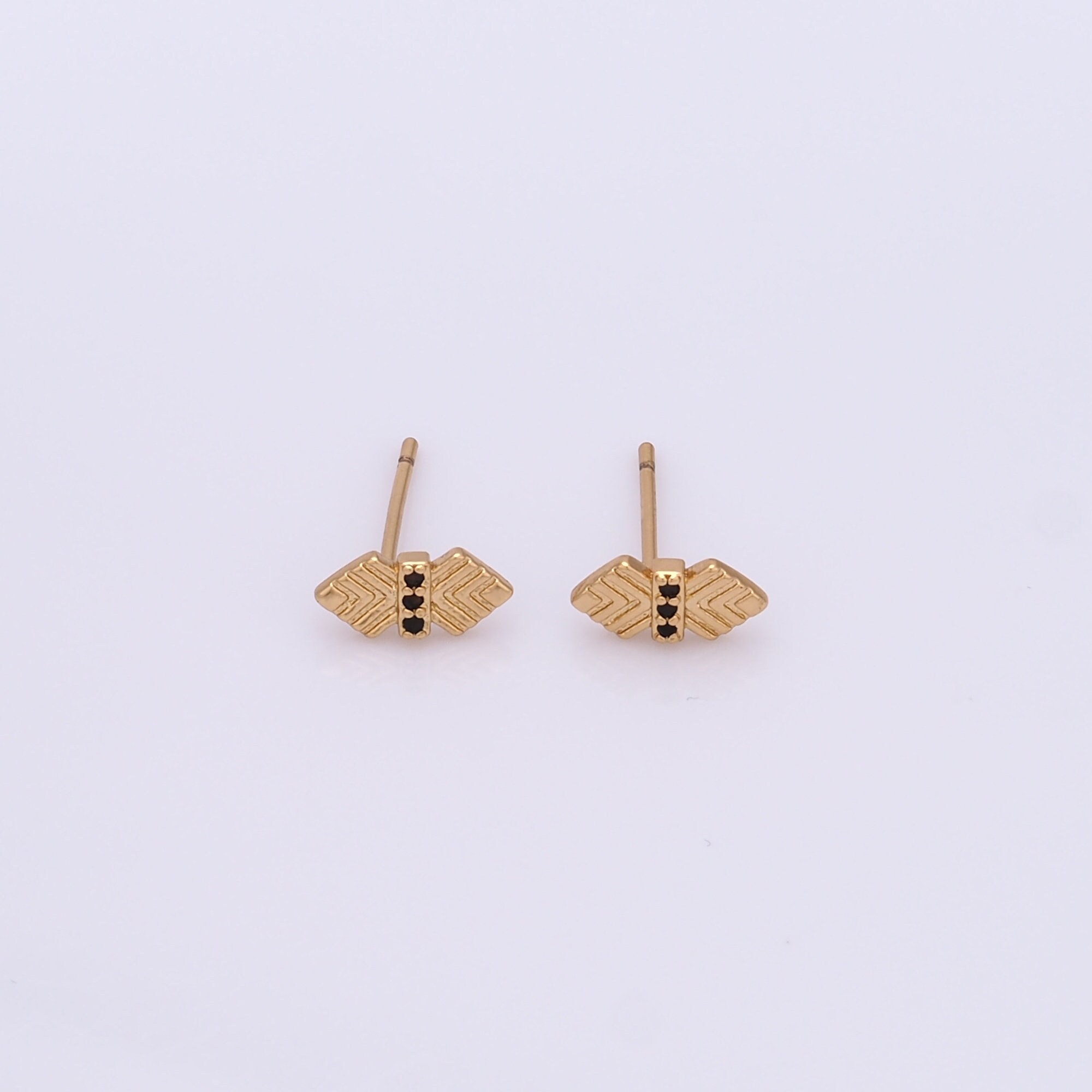 18K Gold Filled Rhombus Stud Earrings,cz Rhombus Stud Earrings 18K Gold Filled Rhombus Stud Earrings,cz Rhombus Stud Earrings