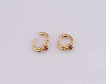 Orecchini A Fiore Ipoallergenici In Acciaio Inox | Fiori CZ Per Donne, Ragazze, Mamma E Moglie | Regalo Elegante - 2