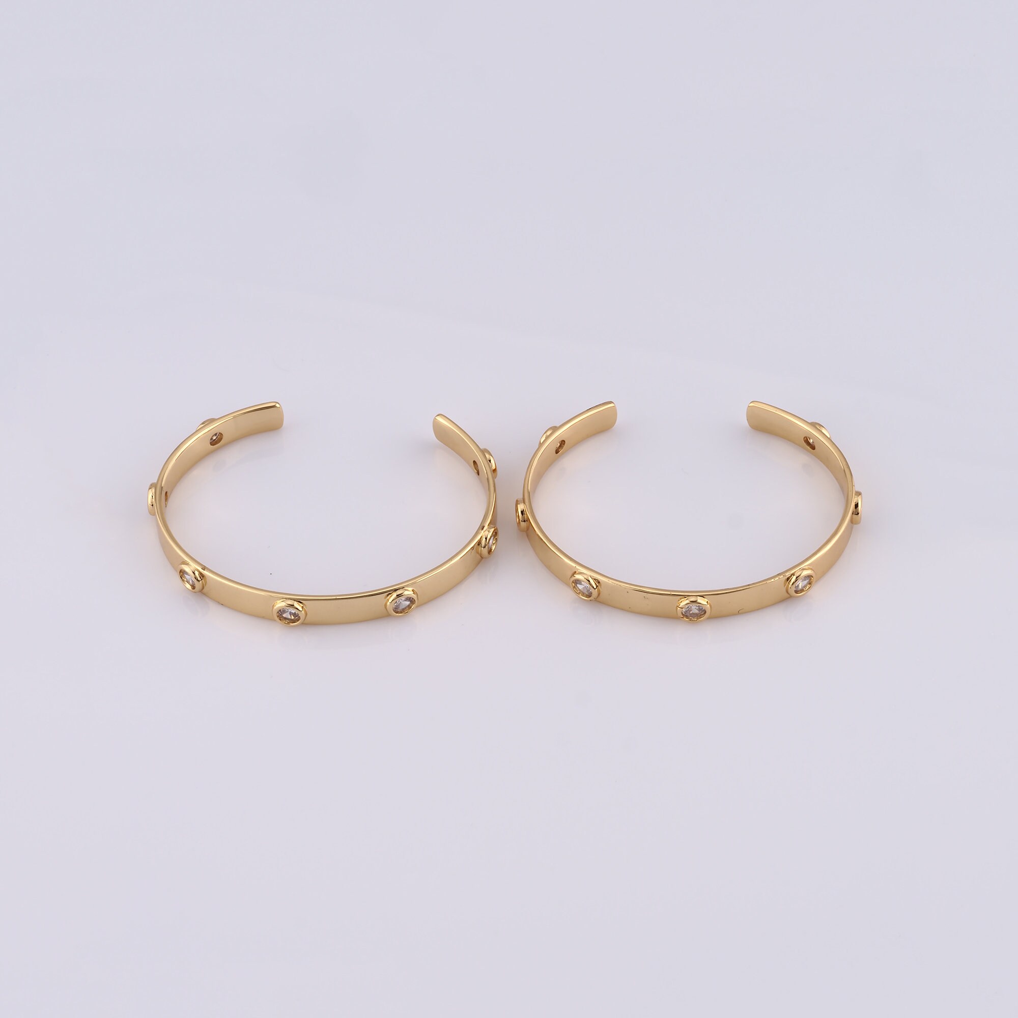 Gold open bangle - Etsy 日本