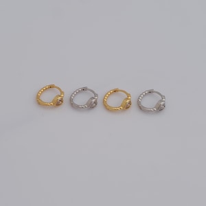 18K Gold Filled Heart Hoop Earrings,Gold CZ Round Hoop Earrings,Heart Hoop Earrings,Hypoallergenic Huggie Hoop,Gift for Her