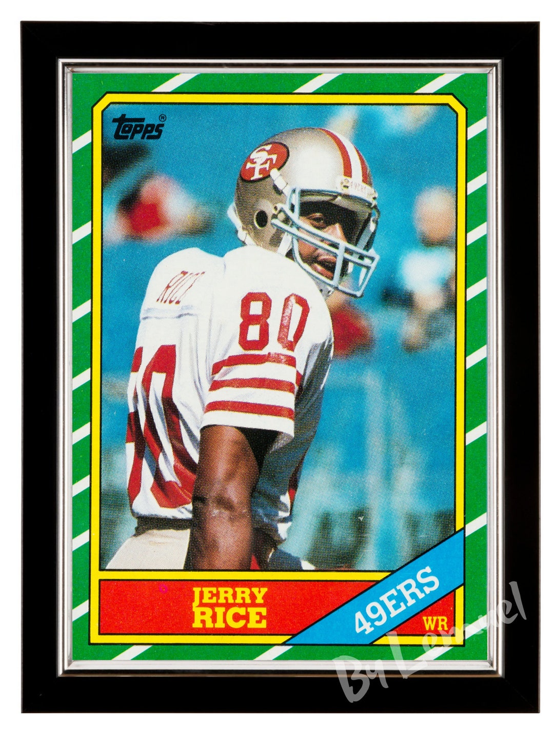 Jerry Rice 1986 Topps Football Gift Poster Print Unframed - Etsy
