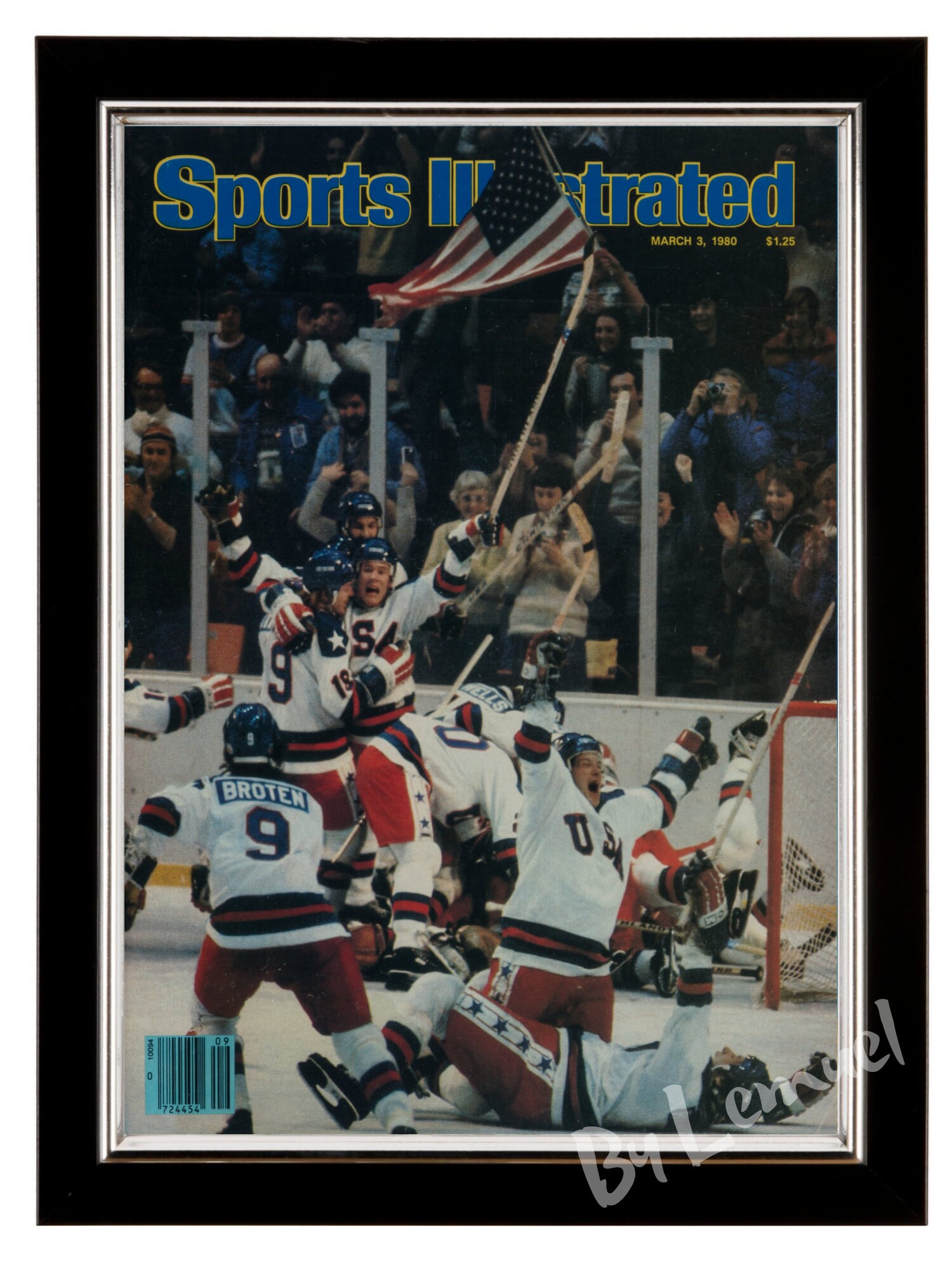 Usa Hockey, 1980 Winter Olympics Sports Illustrated Cover Framed Print