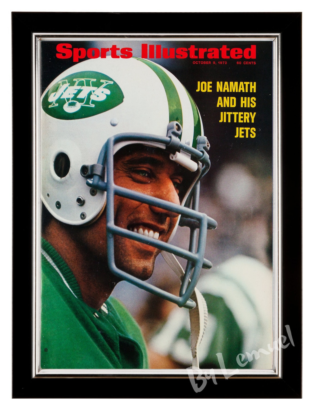 Joe Namath Sports Illustrated Magazine Cover 1972 Football Gift Poster Print Unframed Etsy