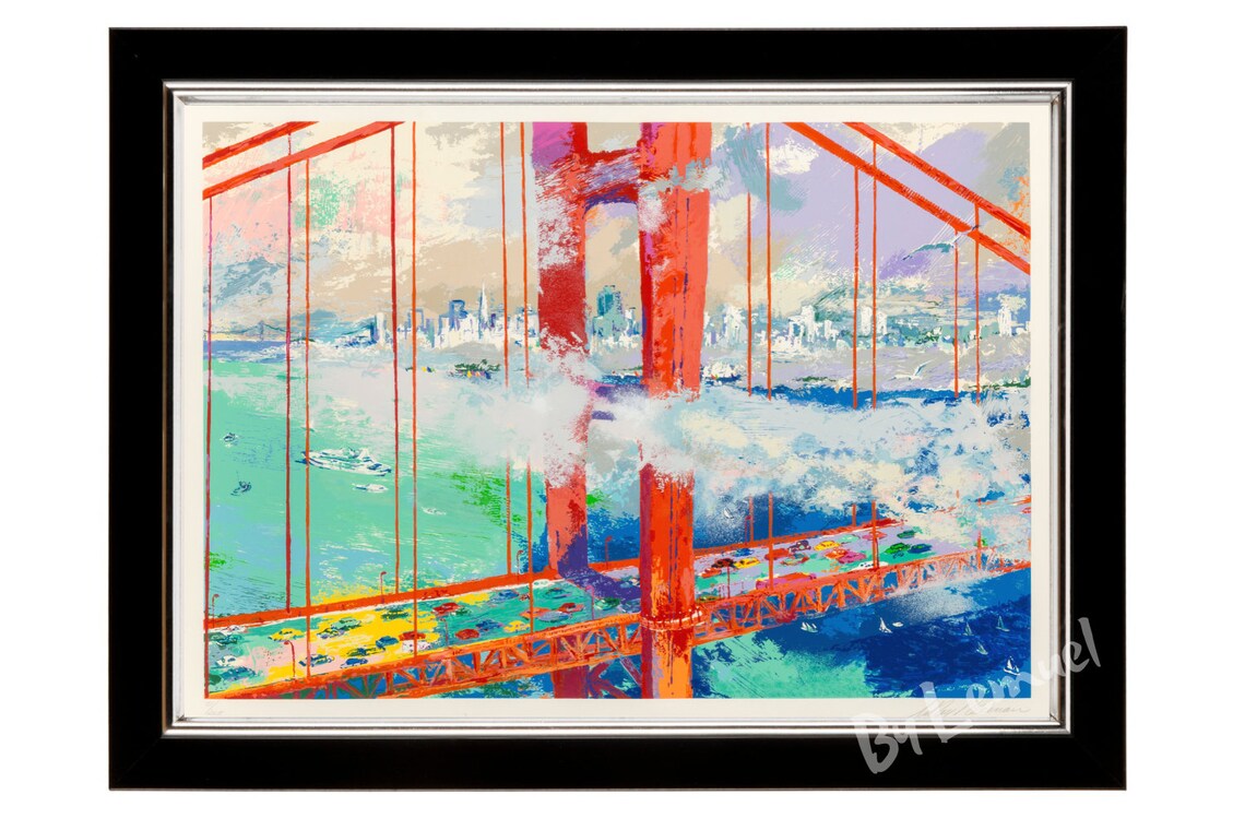 Leroy Neiman San Francisco by Day 1991 Gift Poster Print Unframed Etsy