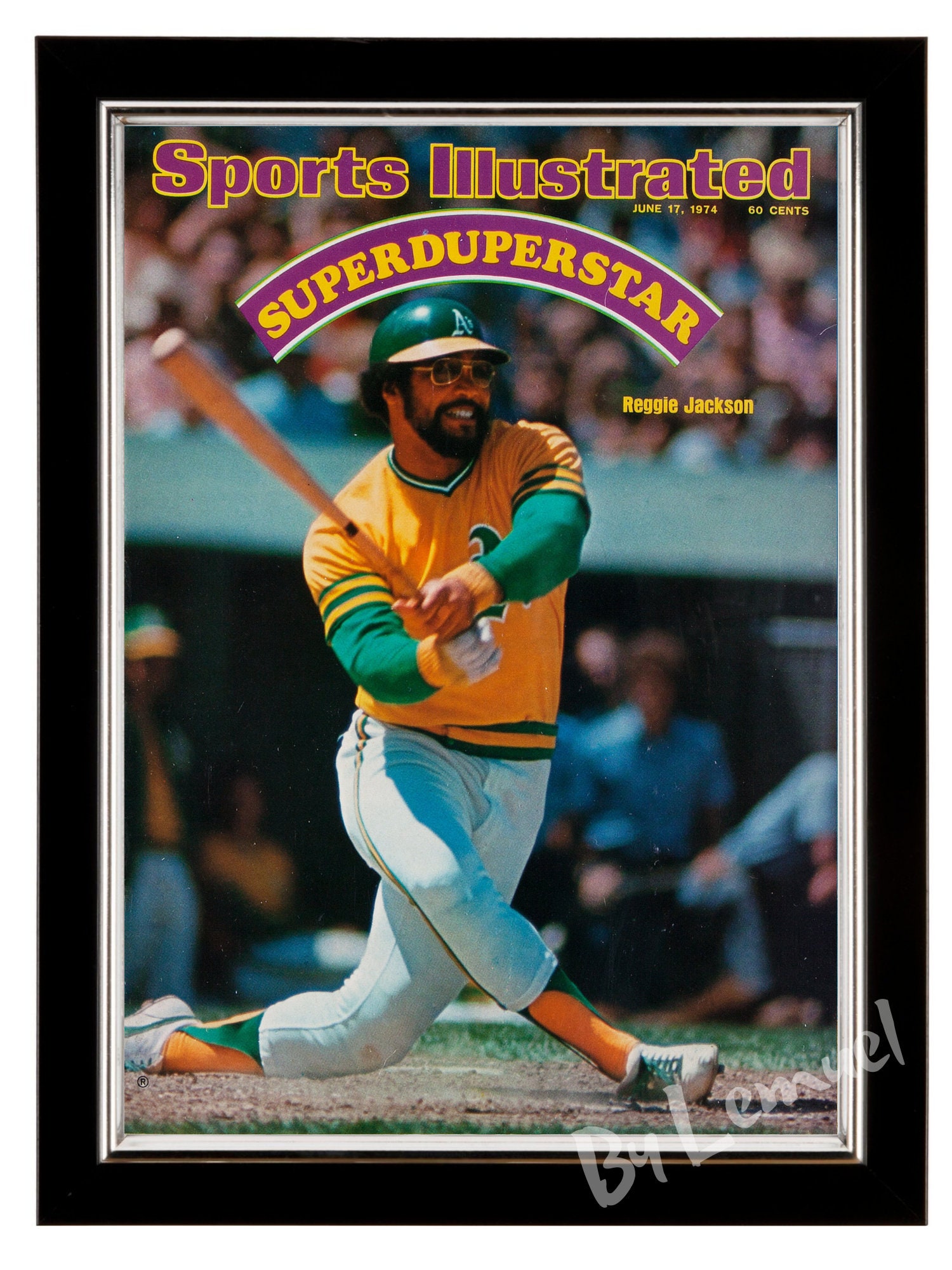 Reggie Jackson Sports Illustrated Cover 1974 Baseball Gift Etsy