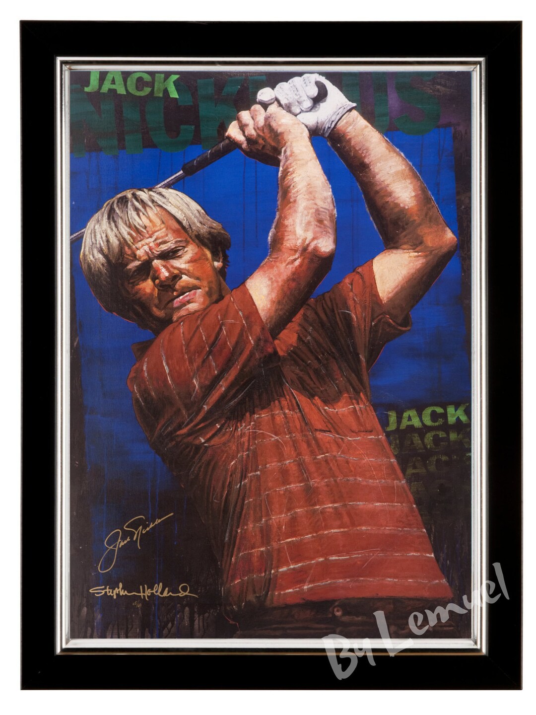Stephen Holland Jack Nicklaus Gift Poster Print Unframed Etsy