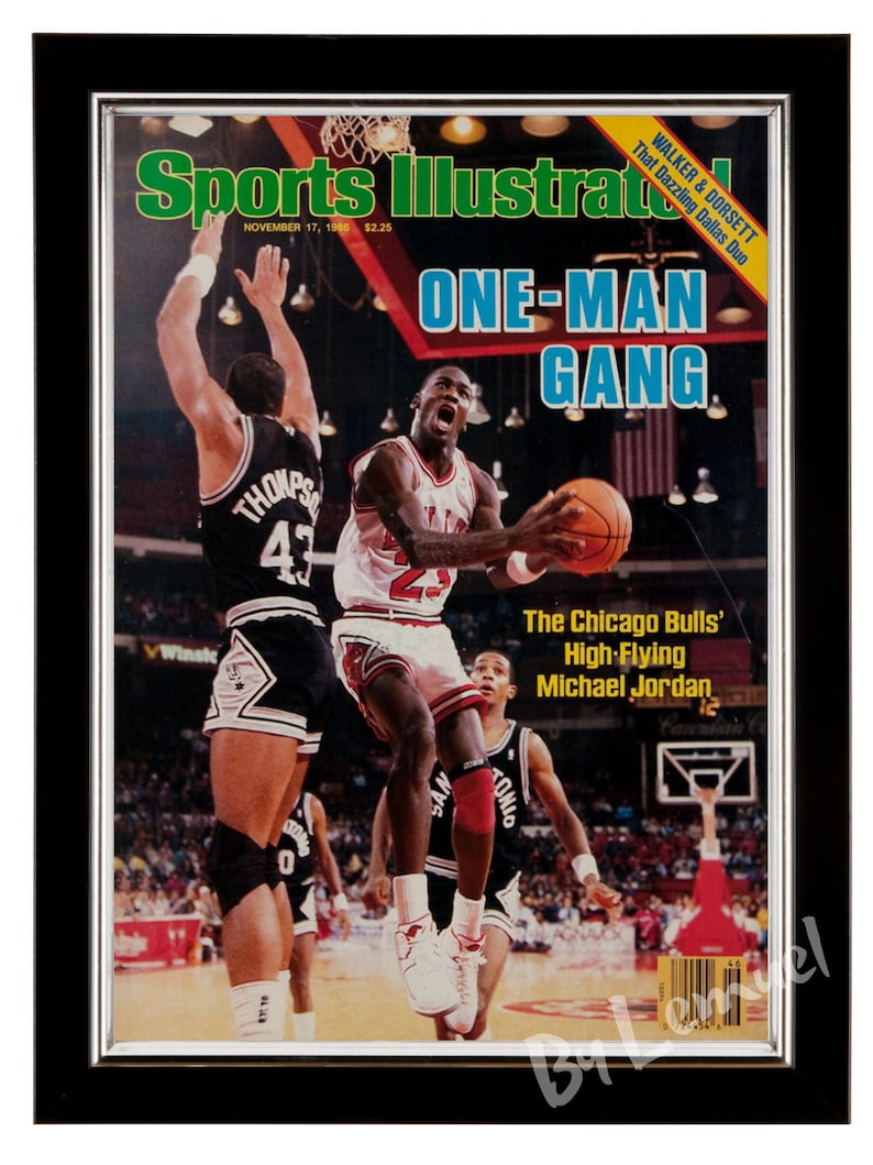 Michael Jordan Sports Illustrated Cover 1986 Basketball Gift Poster