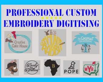 Professional Custom Embroidery Digitisation for Personal and Professional Use