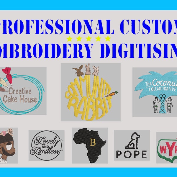 Professional Custom Embroidery Digitisation for Personal and Professional Use