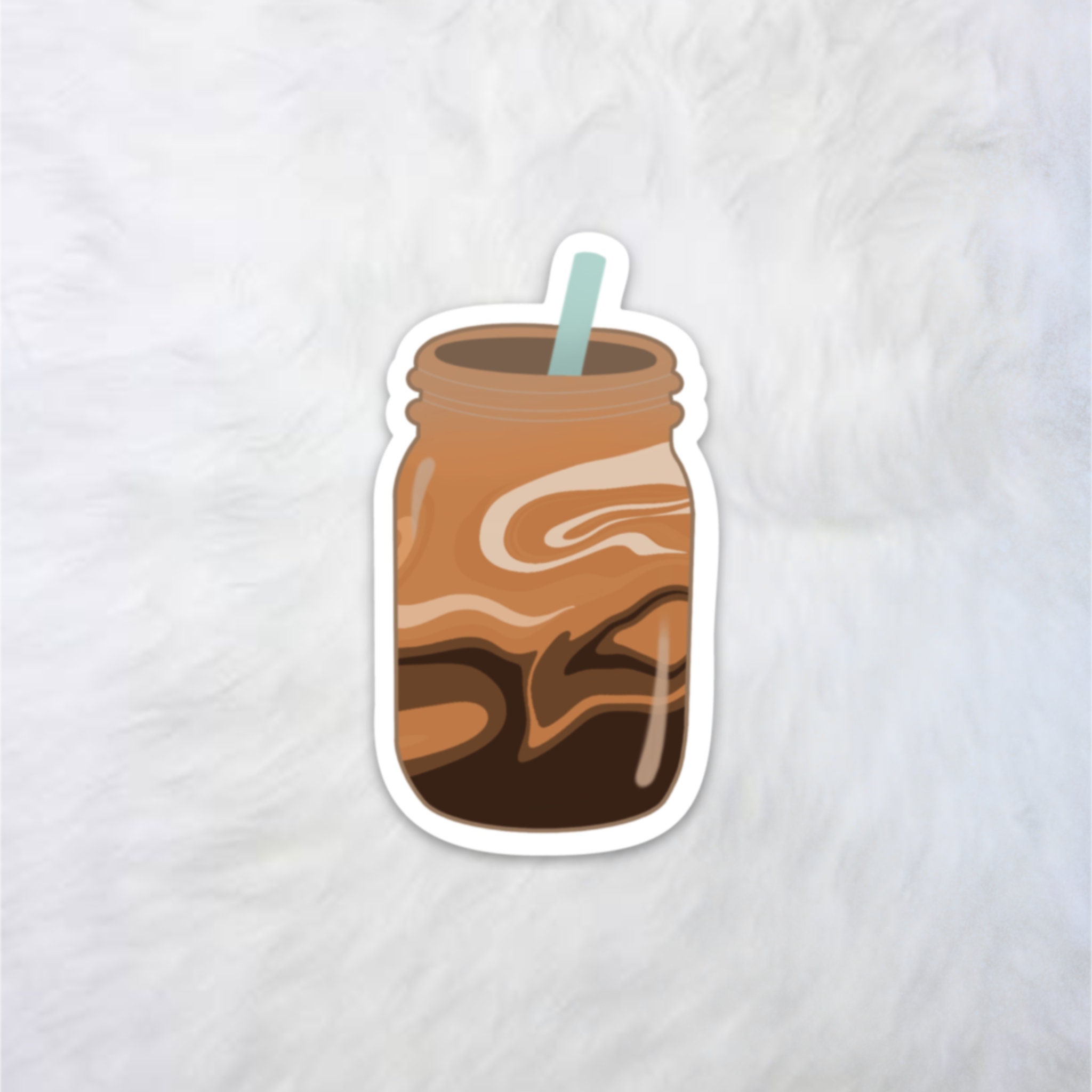 Mason Jar Coffee Sticker Etsy