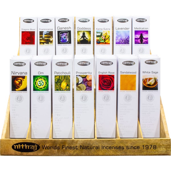 Nitiraj Platinum Incense 25gr each box