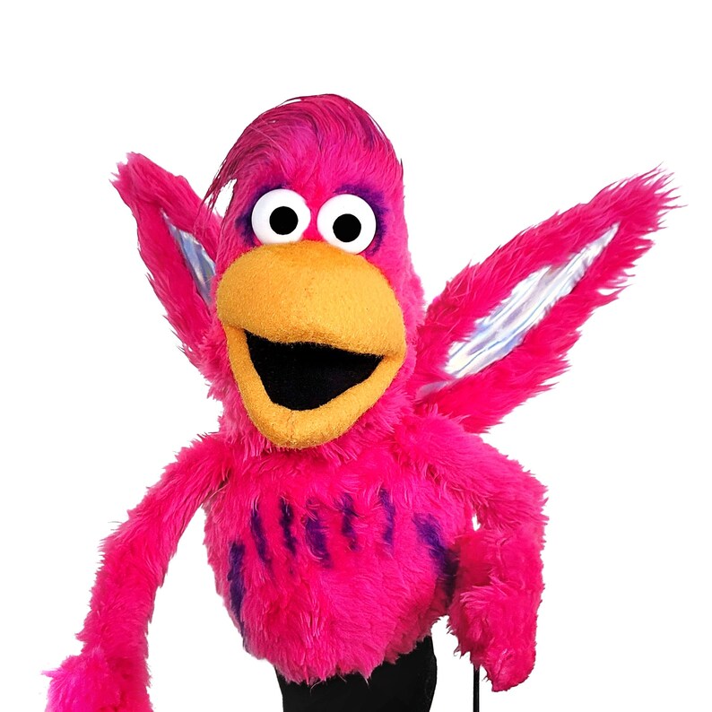 Bird Creature Professional Puppet by Uzzyworks. Hand and Rod Etsy