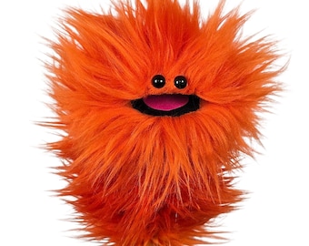 Orange Wackadoo Monster Puppet