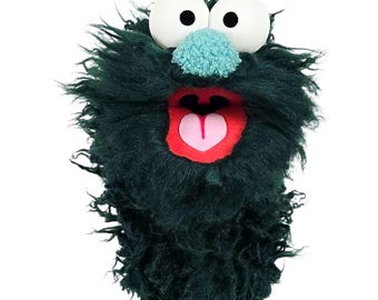 Green Wackadoo Monster Puppet