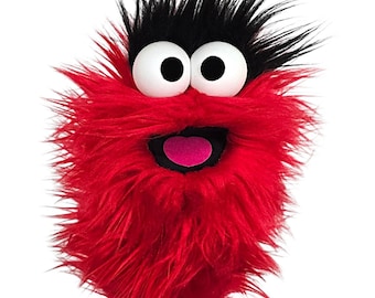 Red Wackadoo Monster Puppet
