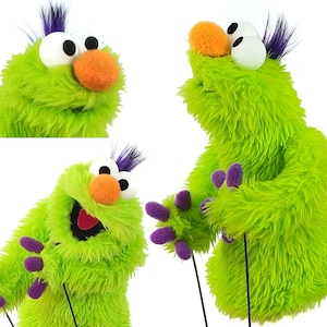 Monster Creature Puppet by UzzyWorks. Professional Hand and Rod Muppet-Style image 1