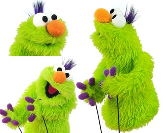 Monster Creature Puppet by UzzyWorks. Professional Hand and Rod "Muppet-Style"