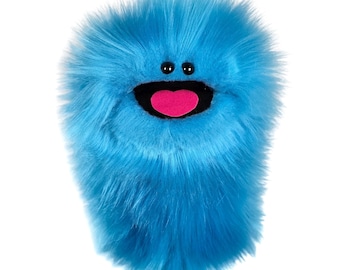 Blue Wackadoo Monster Puppet