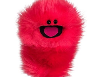 Coral Pink Wackadoo Monster Puppet