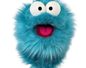 Blue Wackadoo Monster Puppet
