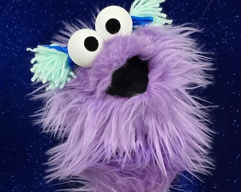 Purple Wackadoo Monster Puppet