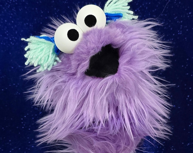 Purple Wackadoo Monster Puppet