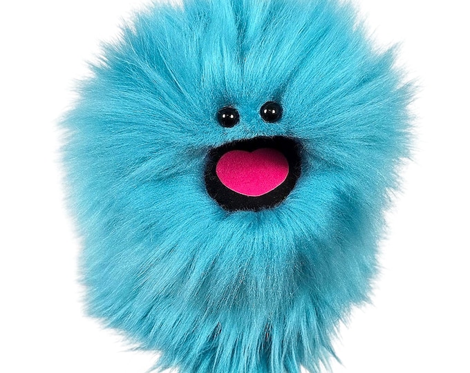 Blue Wackadoo Monster Puppet
