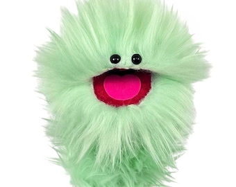 Mint Green Wackadoo Monster Puppet