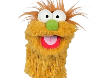 Gold Wackadoo Monster Puppet