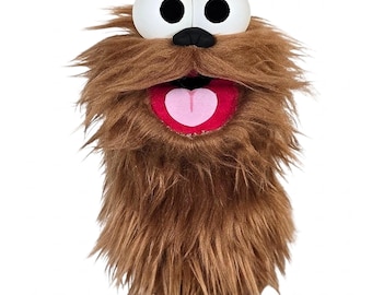 Brown Wackadoo Monster Puppet