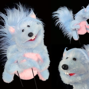 Blue Squirrel Puppet