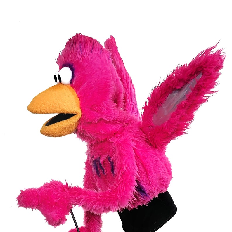 Bird Creature Professional Puppet by Uzzyworks. Hand and Rod Etsy
