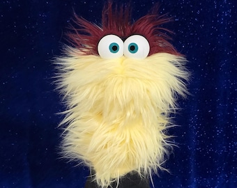 Yellow Wackadoo Monster Puppet