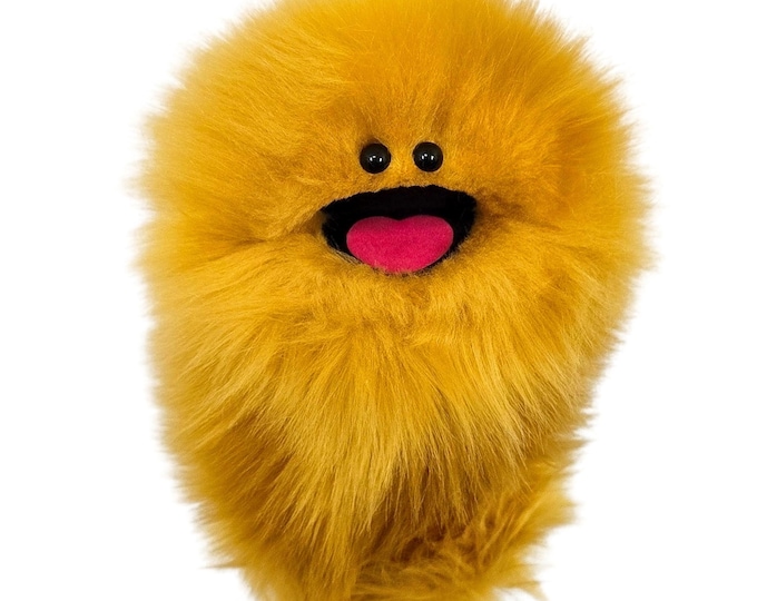 Gold Wackadoo Monster Puppet