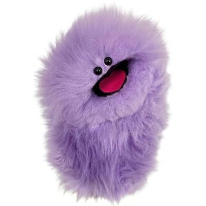 Wackadoo Monster Practice Puppet. Purple Creature. Professional Handmade "Muppet-Style" Hand Puppet by UzzyWorks