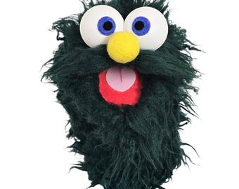 Green Wackadoo Monster Puppet