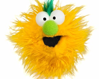 Yellow Wackadoo Monster Puppet