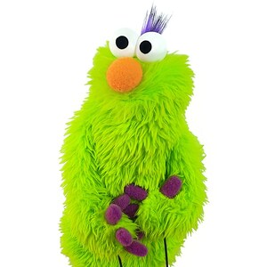 Monster Creature Puppet by UzzyWorks. Professional Hand and Rod Muppet-Style image 5
