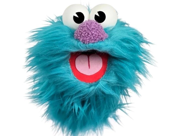 Blue Wackadoo Monster Puppet