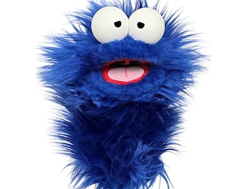 Blue Wackadoo Monster Puppet