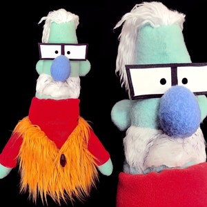 Hipster Puppet by UzzyWorks. Professional Hand Puppet Muppet-Style image 1