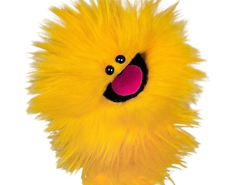 Yellow Wackadoo Monster Puppet