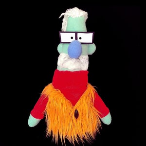 Hipster Puppet by UzzyWorks. Professional Hand Puppet Muppet-Style image 9