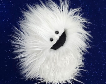 White Wackadoo Monster Puppet