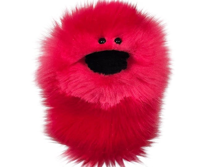Coral Pink Wackadoo Monster Puppet