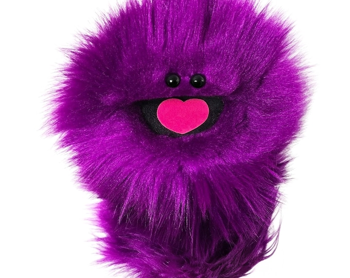 Purple Wackadoo Monster Puppet