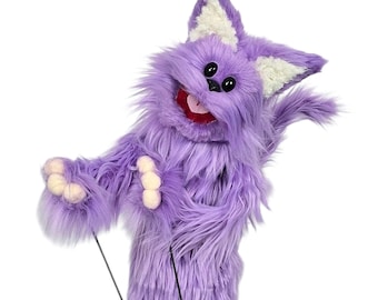 Purple Cat Puppet