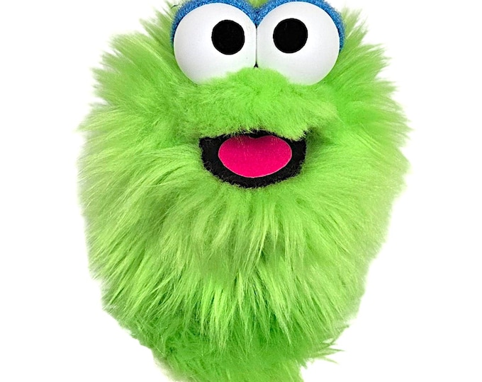 Green Wackadoo Monster Puppet