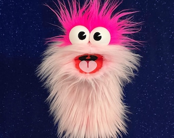 Pink Wackadoo Monster Puppet