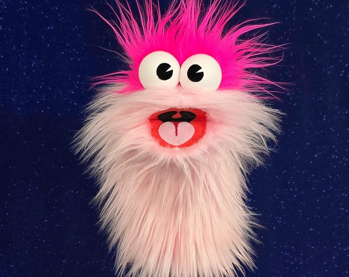 Pink Wackadoo Monster Puppet